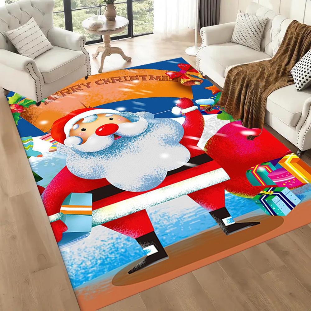 Christmas 127 Carpet Suitable for Playrooms Balcony Living Rooms Hallway Antislip Carpet Decorate Offices Wedding Party Gift