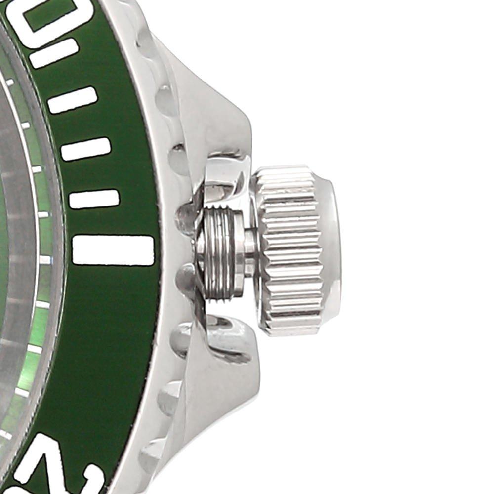 Daniel Muller All Stainless 10 ATM Water Green DM-2018GN Diver's Watch, Steel, Resistant,