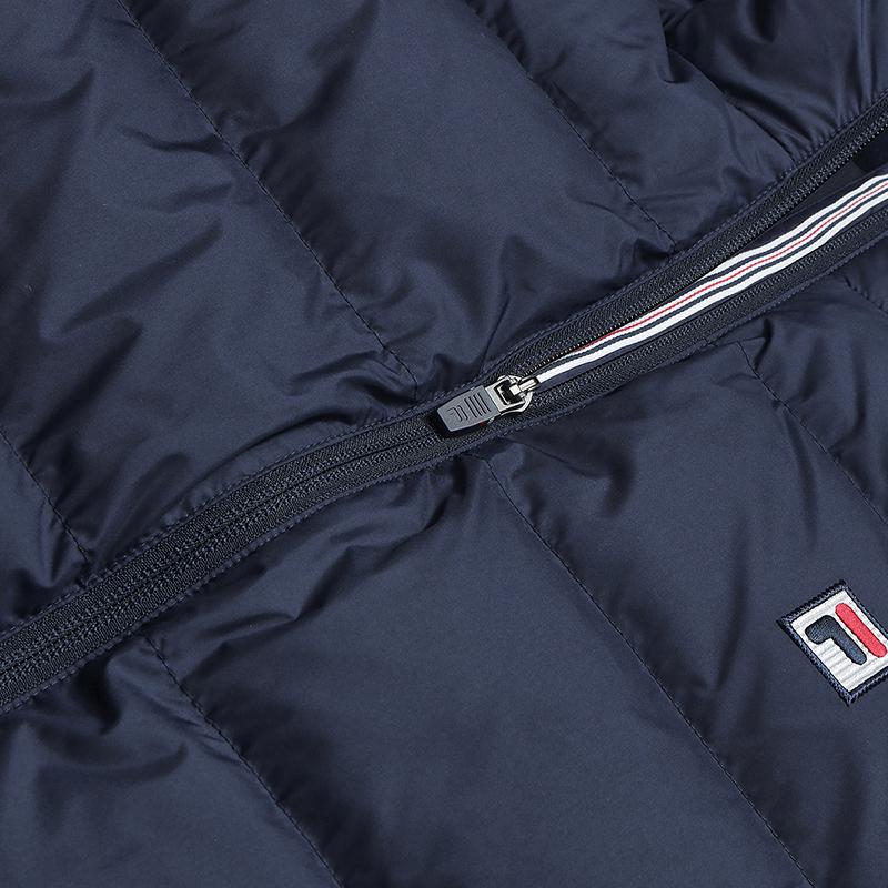 FILA Fleece Hooded Down Vest Men vest Royal-Blue A51M543901FNV