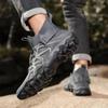 Upstream Shoes Men's Shoes 2024 Autumn Non-slip New Breathable Hiking Elastic Lightweight Outdoor Hiking Sneakers Leisure Shoes