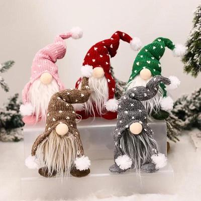 Noel Gnomları Peluş Bebek Kolye Ucu Yüzsüz Noel Baba Bebekleri Xmas Gonk Cüce Elf Dekorasyon Hediyeleri Navidad Yılbaşı Ev Dekorasyonu