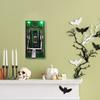 Terror-Switch Light Switch Cover Jump Scare Prank Decor for Halloween Screaming Sound Eerie Green Glow Spooky Haunted House Accessory