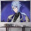 Genshin Impact Game Cartoon Tapestry Art Science Fiction Room Home Decor Wall Hanging Home Decor