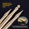 Penna Agopuntura Strumenti Riflessologia Penna Agopressione Acciaio Inossidabile/Ottone Penna Massaggio Riflessologia Punto di Pressione Strumento Massaggiatore Per