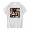 Free Diddy T Shirt Freediddy P Rapper Vintage Washed Unisex Designer Clothes Fashion Graphic Versatile Stylish Stretched Tops
