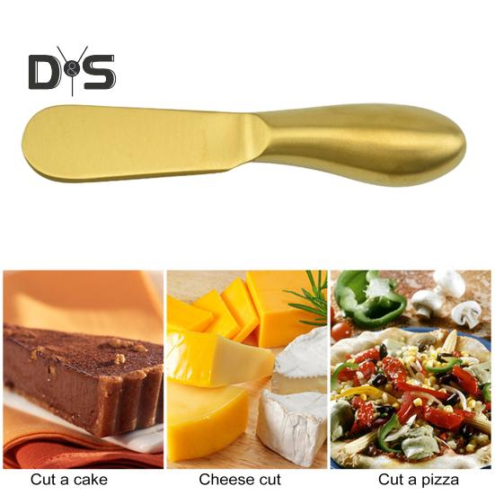 Stainless Steel Cheese Cutter Butter Jam Spreader Cream Cutter Utensil Multifunctional Bread Slicer Kitchen Gadget for Charcuterie Boards