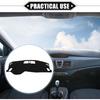 Dashboard Cover Compatible for Mitsubishi Outlander 2023, Non-Slip Polyester Black Dash Cover Mat Dash Board Protector Cover