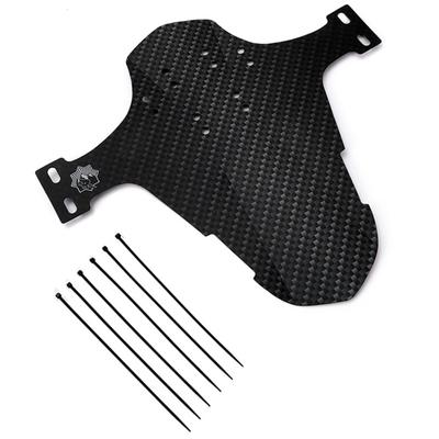 1 szt. Błotnik roweru górskiego 3D z włókna węglowego Twill błotnik MTB przednia/tylna opona koło uniwersalny odpowiedni do hamulca tarczowego