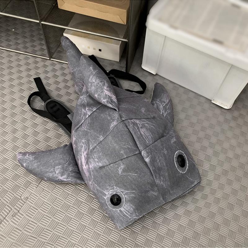 Wysoki wygląd Uroczy plecak wieloryb z zoo Zabawny plecak szkolny z postacią zwierzęcą Plecak o dużej pojemności odporny na plamy