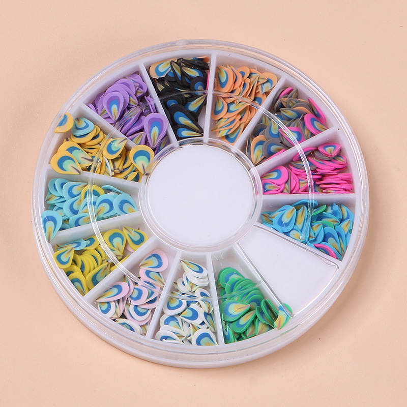 1Box Fruit Slices Filler For Nails Art Tips Slime Fruit For Kids Lizun DIY Slime Accessories Supplies Decoration Soft Pottery