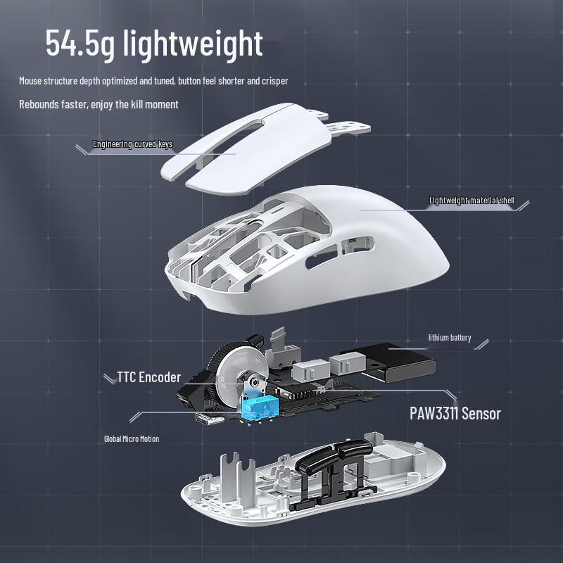Leilang X9 Tri-Mode Wireless Gaming Mouse