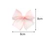 10pcs 8X8cm Fishtail Yarn Ribbon Bows Colorful Organza Bowknots For Wedding Party Headwear Bouquet Gifts Packaging Decoration