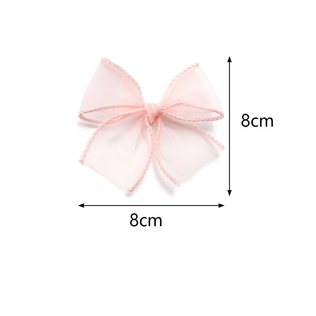 10pcs 8X8cm Fishtail Yarn Ribbon Bows Colorful Organza Bowknots For Wedding Party Headwear Bouquet Gifts Packaging Decoration