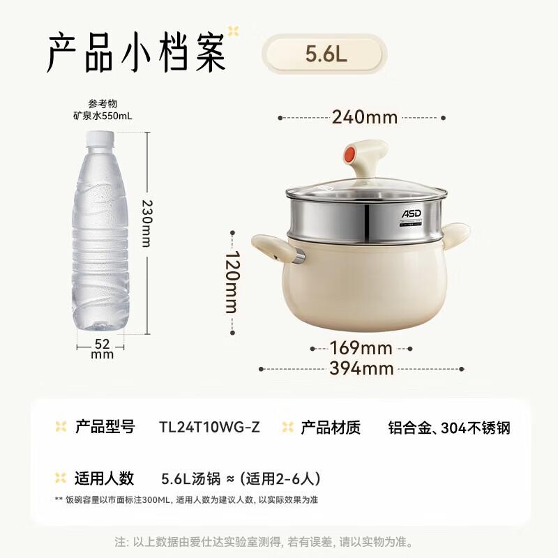 ASD 24CM Ceramic Non-stick Multi-Cooker Pot