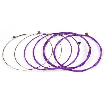 1 set di 6 corde per chitarra elettrica e acustica corde per chitarra in acciaio di ricambio