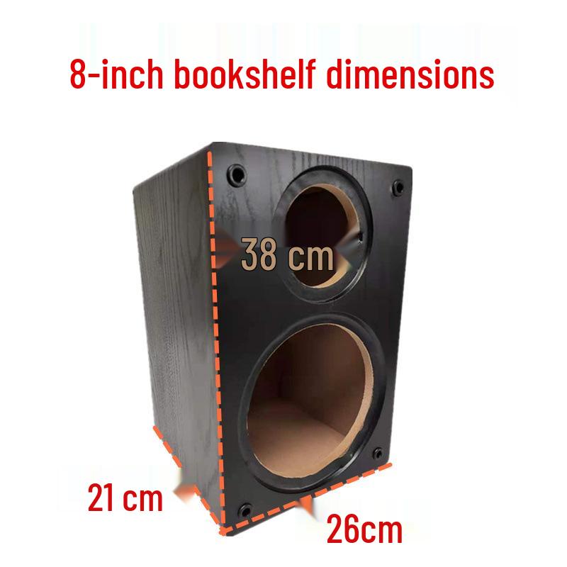 Wooden Bookshelf Speaker Cabinet for 4-10-Inch Horn Speakers: DIY Two-Way Empty Bass Cabinet