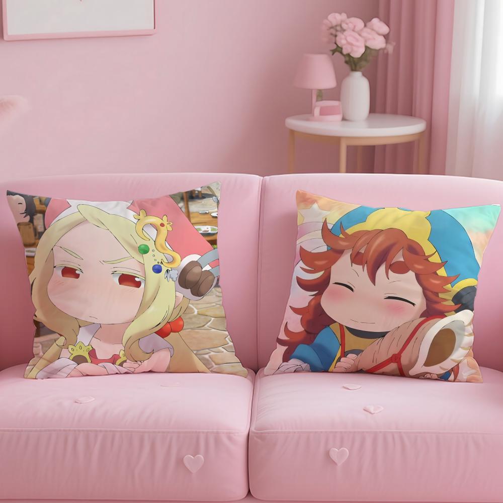 Hakumei To MMikochis Cushion Cover Comfortable Reversible Pillow Cover Ideal For Car Sofa Bedroom & Beyond