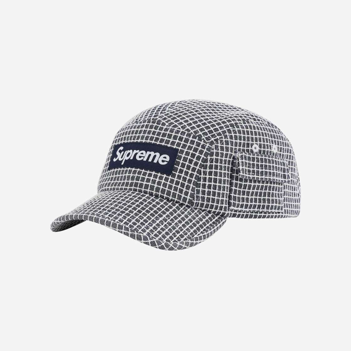 

Supreme Denim Ripstop Camp Cap Dark Blue 22SS -