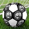 1PC Glimt Size 5 Soccer Ball PrahaIndoor Soccer Ball Colorful All Ages Machine Stitched PVC Competition Ready Durable High-Bounce