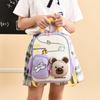Animal Bear Print Backpack With Lightweight Oxford Fabric Schoolbag Gift Kids