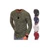 Mens Long Sleeve Oneck Tshirt With Unique Pattern And Comfortable Fit In Multiple Colors