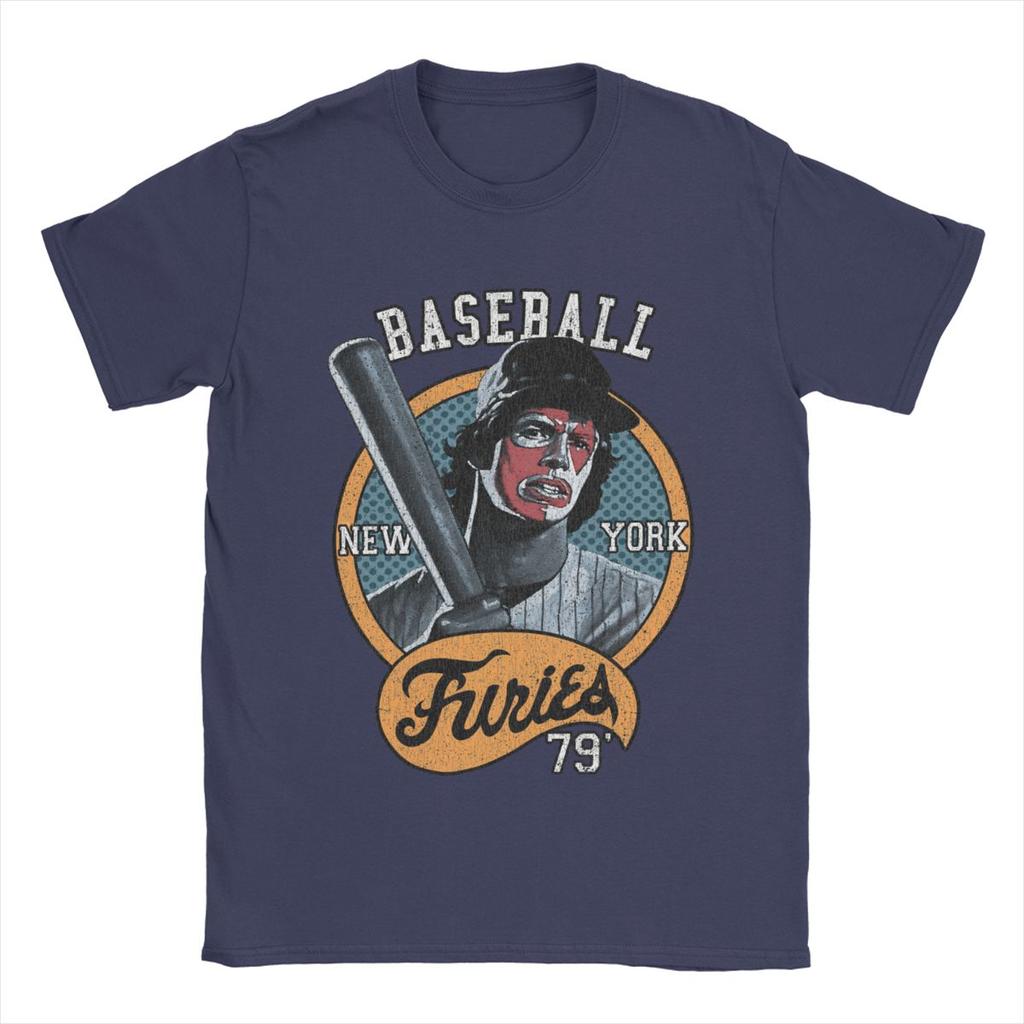 Męskie Koszulki Baseball Furies The Warriors Bawełniane Ubrania Humor Krótki Rękaw Okrągły Dekolt T-shirt Nowy Przybycie Koszulki