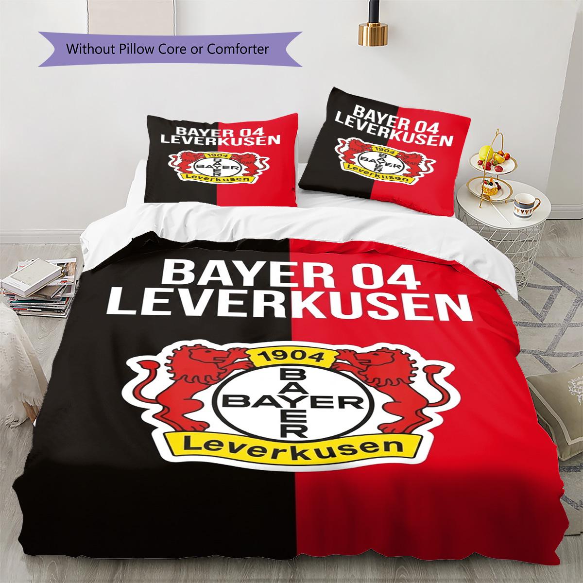 Bayer Leverkusen Pattern Bedding Set Quilt