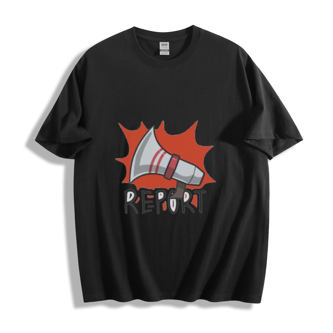 Among Us REPORT Megaphone Graphic T-Shirt Mens Womens Tees Top L