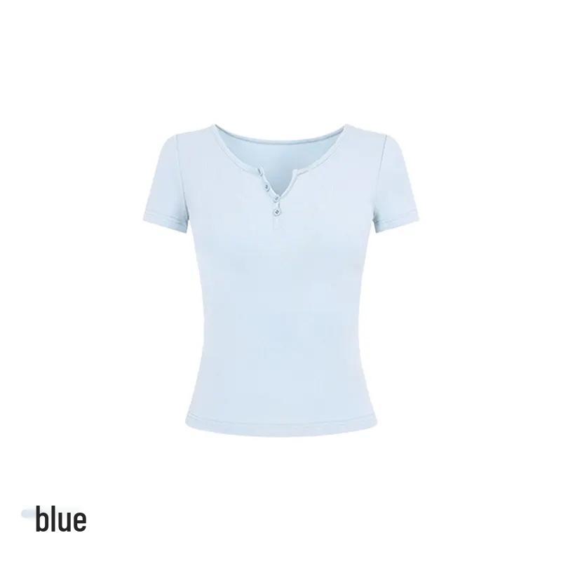 Red Spicy Girl Cropped Top: Summer 2026 Slimming & Flattering Half-Open Collar T-Shirt