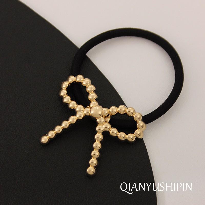 Minimalist Metal Hair Ring - New Korean Style High-End Ponytail Tie Rubber Band.