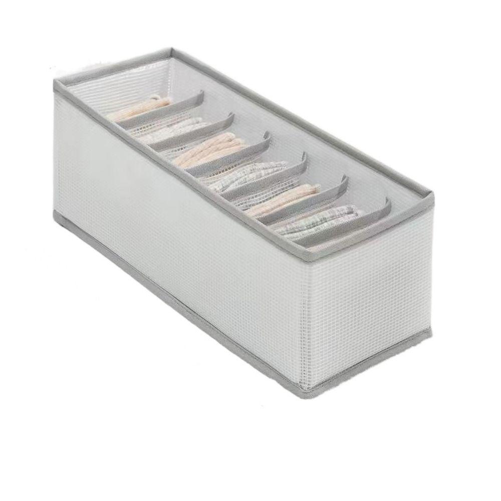 

Моющиеся контейнеры для хранения одежды, портативные перегородки для шкафа, органайзер для одежды, шарфы 12x12x32cm-7 Grids