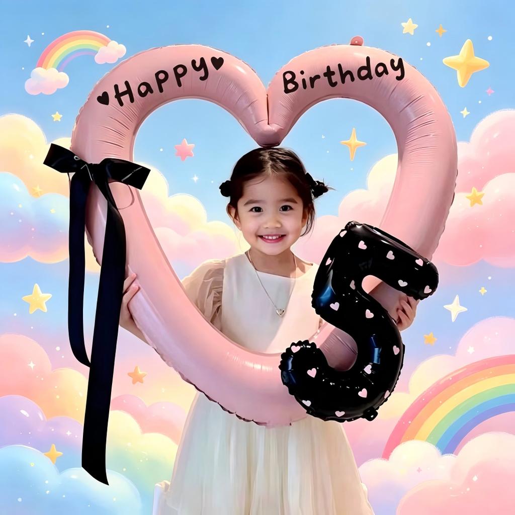 Hollow Out Love Heart Balloon Birthday Party Decoration Cute Love Ballons Baby Shower Wedding Party Gifts Party Balloon Ornament