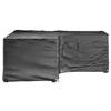 VidaXL Housse de salon de jardin en forme de L 12 œillets 185x185x70cm 319313
