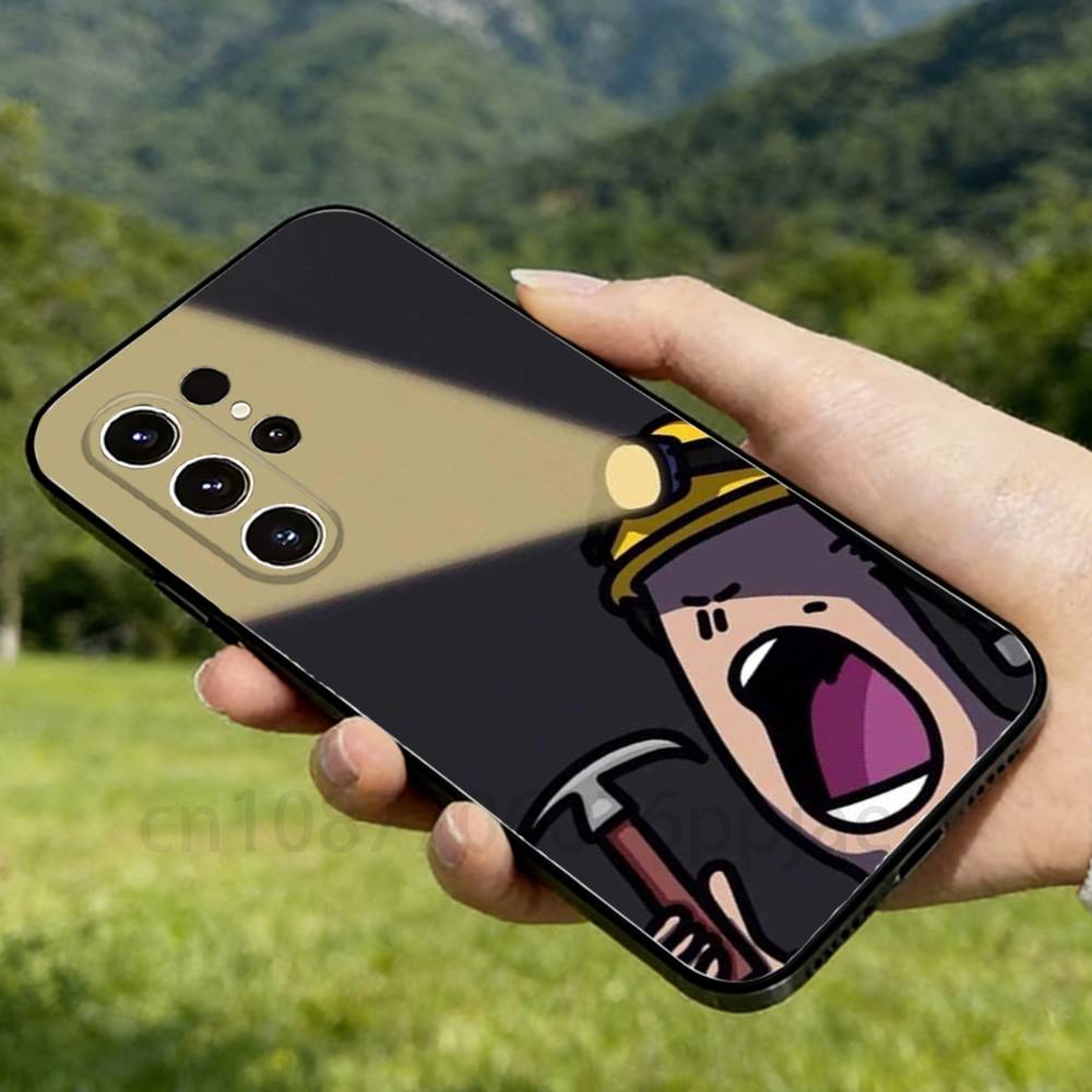 

Unlucky guy Phone case For Samsung Galaxy A53,51,72,73,31,30,42 Soft Silicone Black Cover SamsungA325g