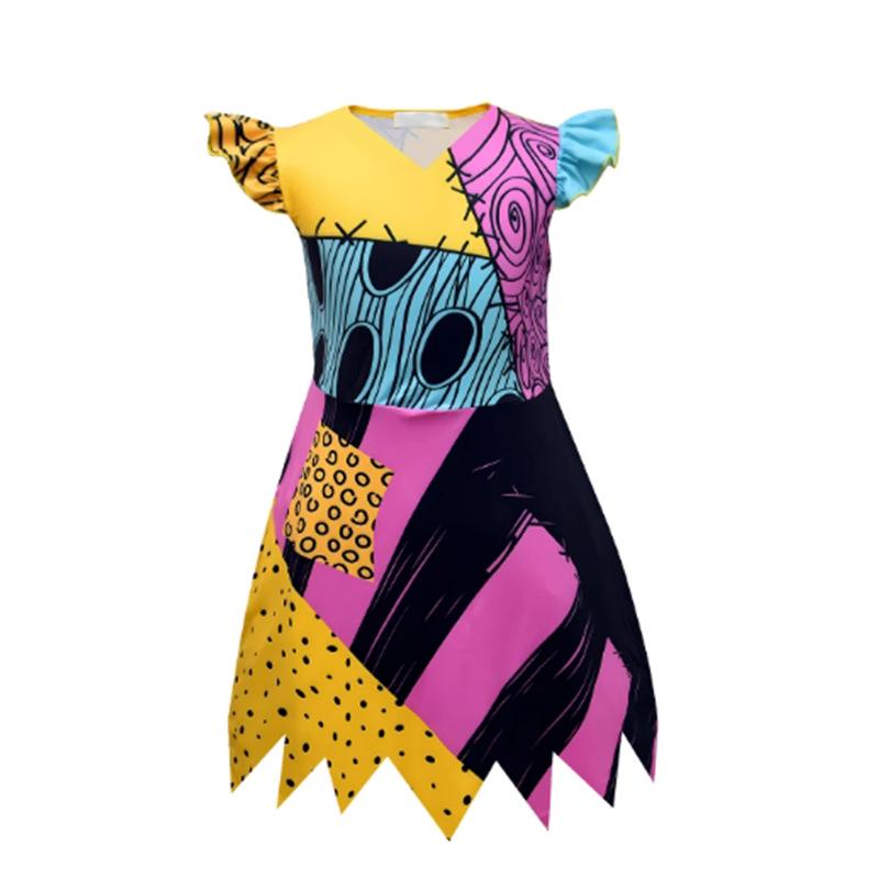 

Nightmare Before Christmas Sally Vampire Girl Halloween Costume 150cm (XL)