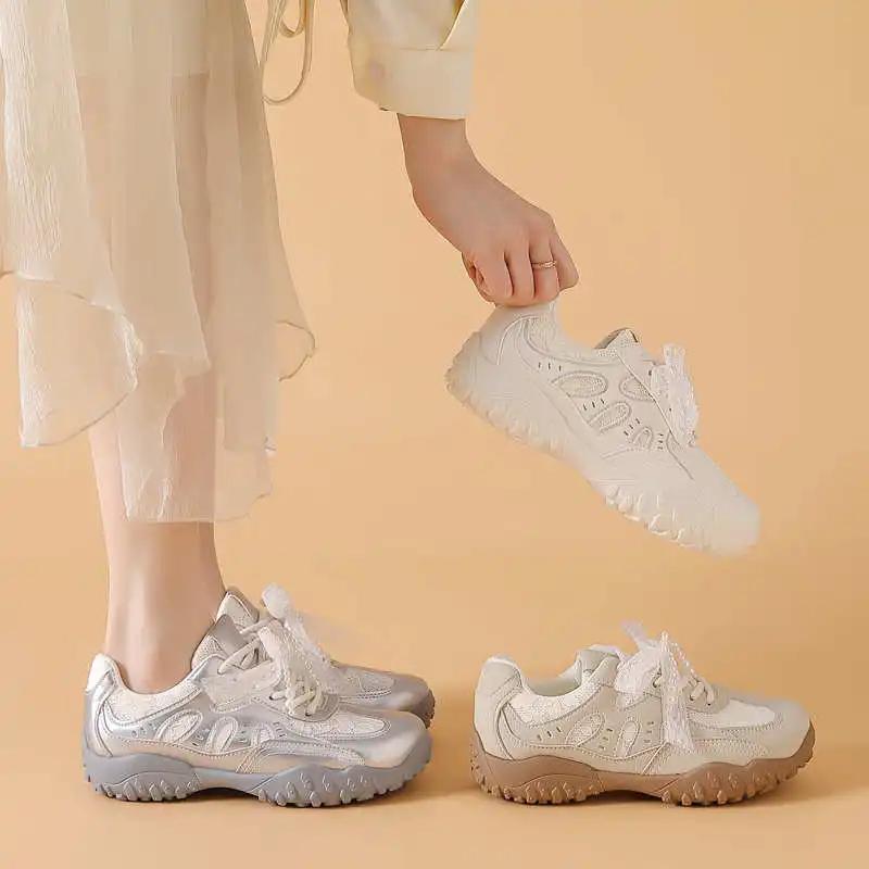 Maucassin Parkour White Tennis Lady Skateboarding Ladies Flat Shoes For Women Sneakers Size 35 Sport Snaeaker From China