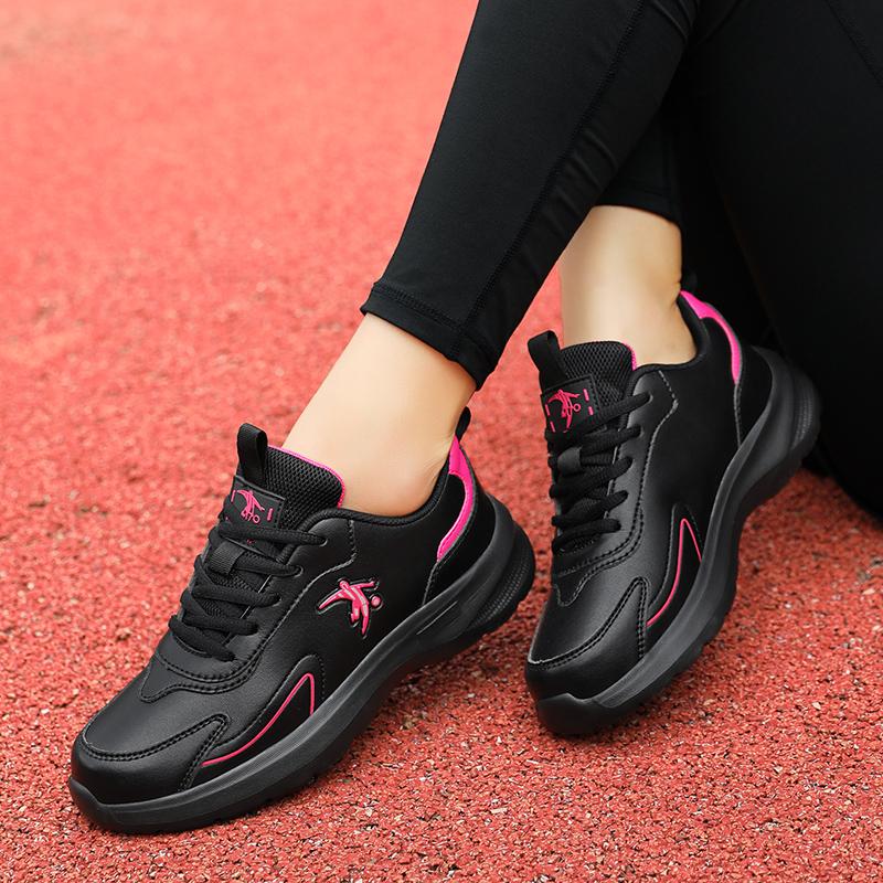 Joni Danlai shoes sports shoes autumn and winter new casual shoes leather waterproof running shoes wear-resistant non-slip travel shoes