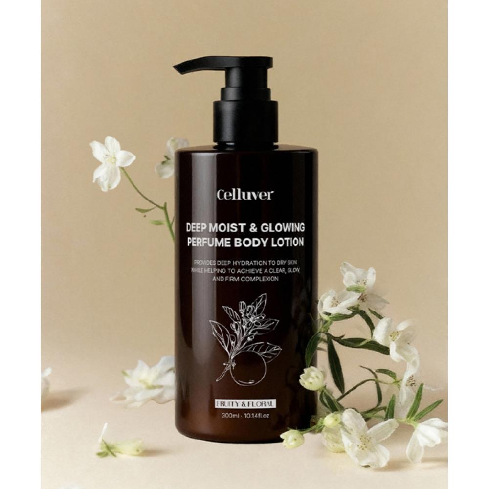 Celluver Deep Moist Glowing Perfume Body Lotion 300ml NONE