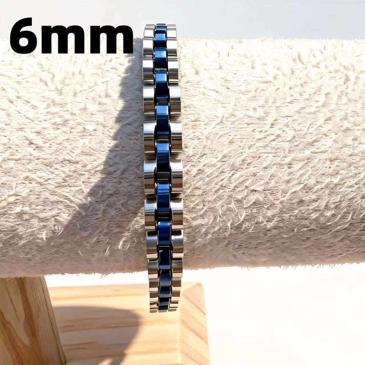 European & American High-End Fashion Titanium Gold-Plated Chain Bracelet
