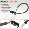 Exact Fit Front Door Lock Cable for BMW X5 E53 1pc Inner Handle to Latch Bowden Pull Cable OE Equivalent Replacement Part