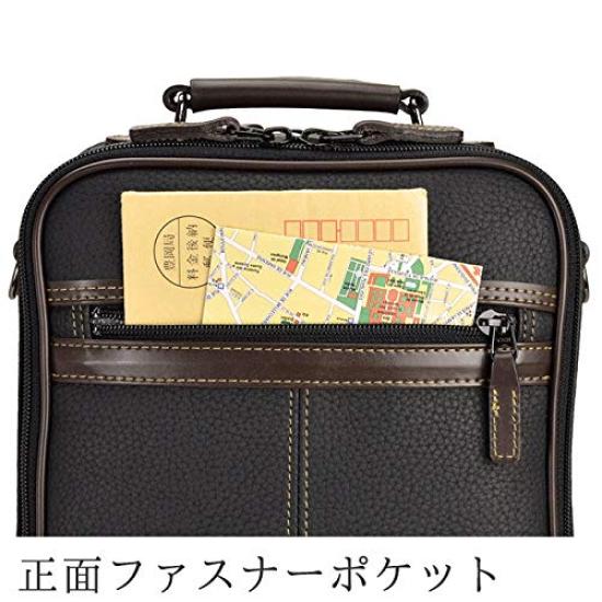 Hirano Bag Toyooka Craftsmanship Domestic Shoulder Bag Crossbody Shoulder Casual Bag Cowhide Handle Travel A5 Vertical 26cm Original Luxury Shearling