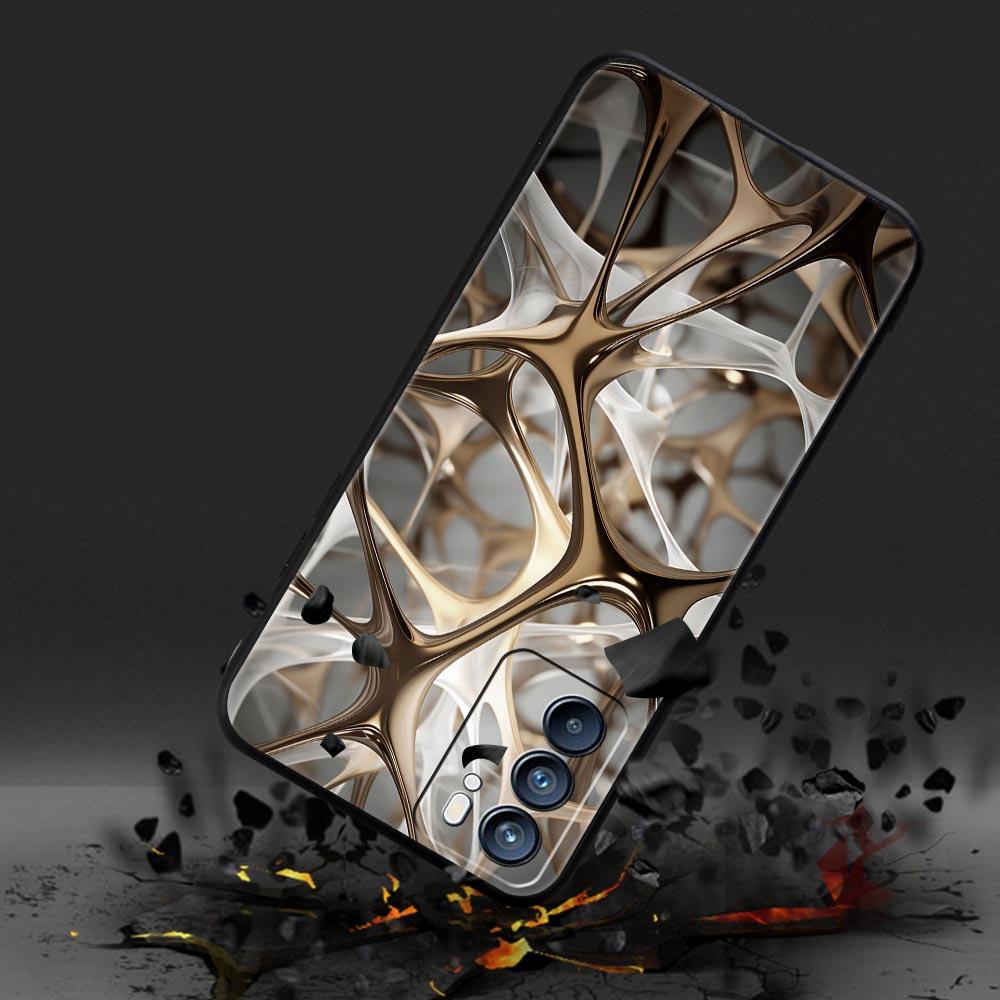 Folds Texture Phone Case For Oppo A17 A31 A54 A57 A78 A79 A98 Find X5 X6 Reno 6 7 8 10 11 12 13 F Pro 5G Soft TPU Cover Fundas