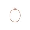 Pandora Moments Shining Crown Letter O Snake Bone Chain Cubic Zirconia Bracelet Women's 589046C01
