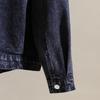 Damen Jeansjacke mit langen Ärmeln, Schwarz, Lockerer Schnitt, Frühjahr 2026 Koreanischer Stil, Ideal für zierliche Größen