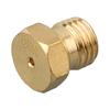 5PCS Gas Nozzles Burner Jets Nozzles Set Kitchen Appliance Brass Material Compatible With Natural Gas Flat Diameter 7mm