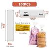 Clear Drawstring Packaging Bag for Cookies, Bread, Candy, and Baked Goods