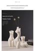 Human Body Shape Ceramic Sculpture Vase - White Decor Art Piece