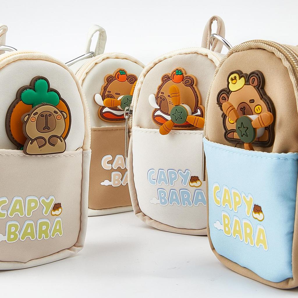 Children's Cartoon Coin Purse & Mini Backpack Keychain - Cute Earphone Bag & Card Holder