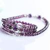 6mm Kristallstein buddhistischer Amethyst 108 Gebetsperlen Mala Armband Halskette