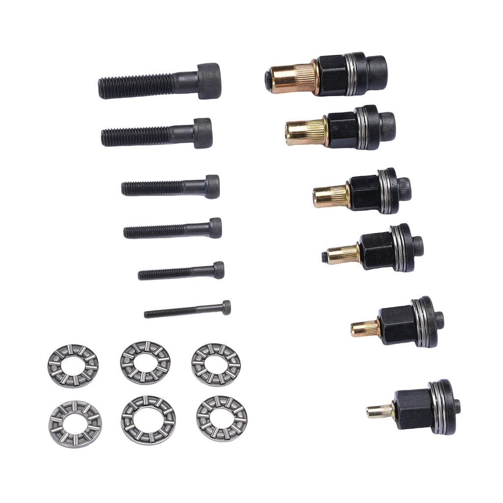 6 Stück Handnietkopfmutter Kohlenstoffstahl M10 M8 M6 M5 M4 M3 Handnietwerkzeugspitzen-Set Manuelle Nietspitze für enge Stellen